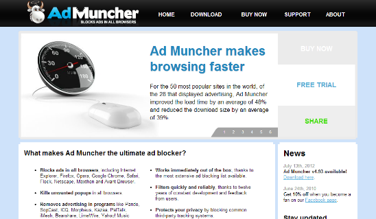 How to block pop ups in browser Ad Muncher block pop ups